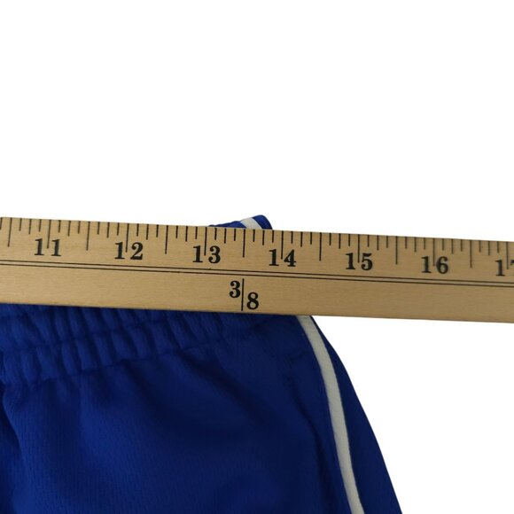 Nike Team Track Wind Pants Mens L Zipper Legs Elastic Drawstring Waist Blue - Picture 16 of 16